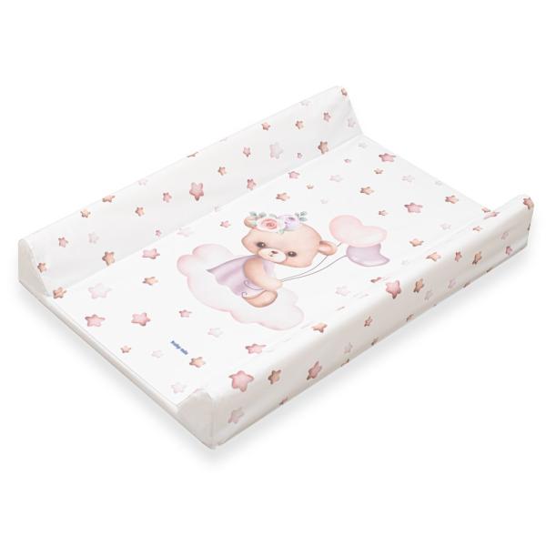 Přebalovací podložka Baby Mix Medvídek 47x70cm růžová