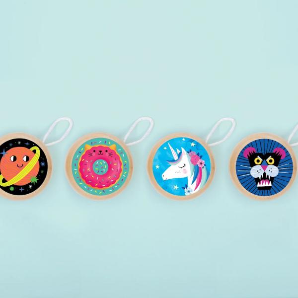 Mudpuppy Dřevěné jojo Jednorožec (obrázek 3)