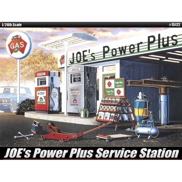 Model Kit budova 15122 - Joe's Power Plus Gas Service Station LE: (1:24)