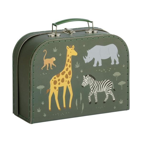 A Little Lovely Company – sada dvou kartonových kufříků – zvířata ze savany