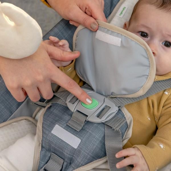 INGENUITY Lehátko masážní vibrující s melodií Happy Belly™ Rock-to-Bounce - Parker™ 0m+ d (obrázek 3)