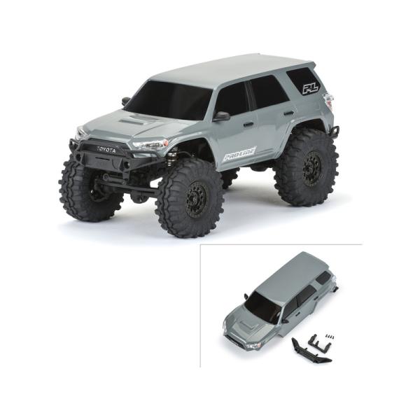 Pro-Line karosérie 1:24 2024 Toyota 4Runner rozvor 132mm, šedá, sestavená: Axial SCX24 (obrázek 8)