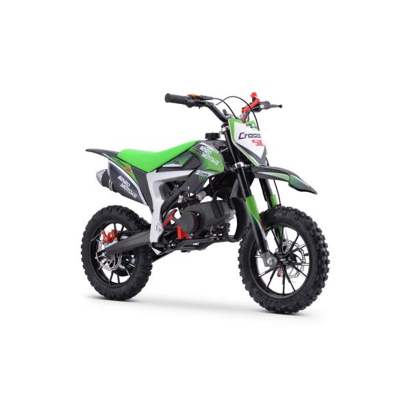 Benzínová motorka pro děti Beneo Motors CROSS SX zelená - 50cm3 (obrázek 4)