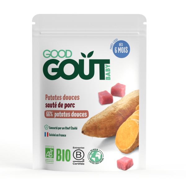 Good Gout BIO Batáty s vepřovým masem (190 g)