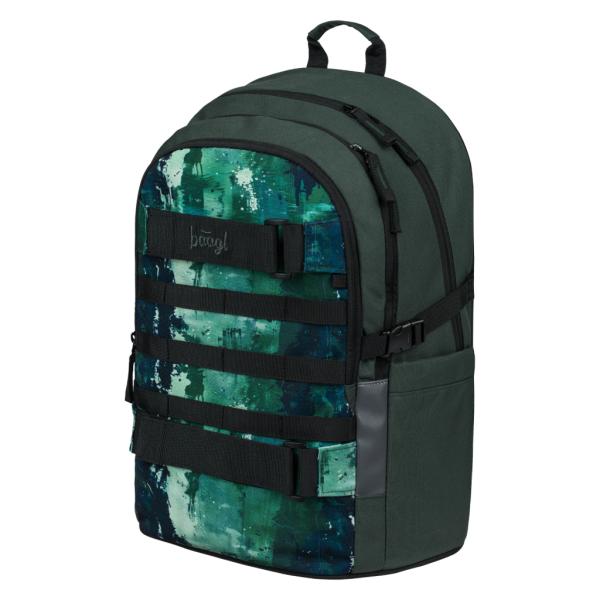 BAAGL Školní batoh Skate Forest