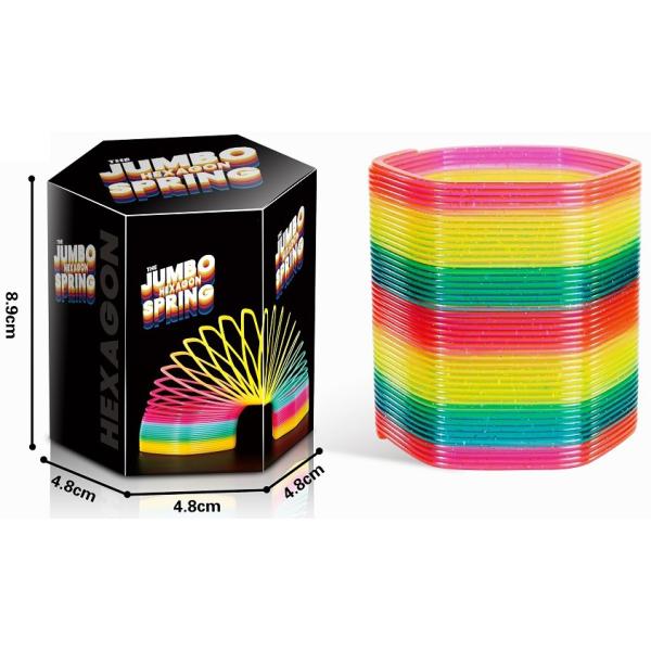 Jumbo dúhová špirála šesťhran