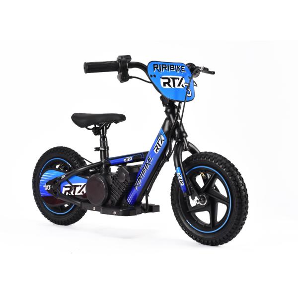 Dětské elektrické odrážedlo RIRIBIKE RTX3 24V (12”), modré, Lithiová baterie, 100W motor, K (obrázek 7)