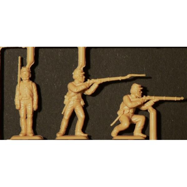 Model Kit figurky 6014 - CONFEDERATE Infantry (AMERICAN CIVIL WAR) (1:72) (obrázek 5)