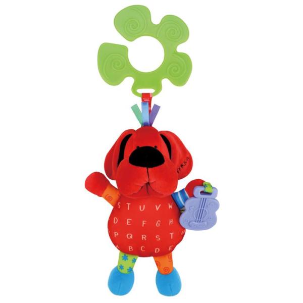 Úchytka na kočárek - pes Patrick v displeji po 12 ks