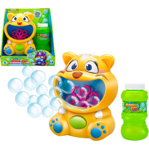 Bubble Fun Stroj na bubliny Kočka náplní 118 ml