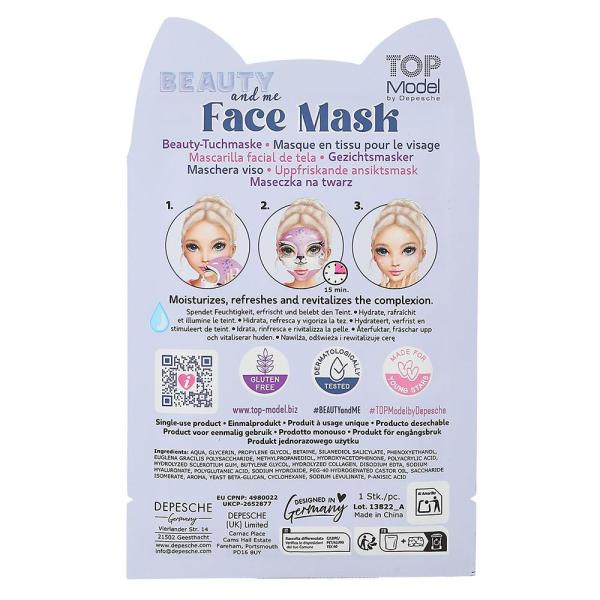 Top Model Maska na tvář s motivem zvířat Beauty & Me Candy (obrázek 4)