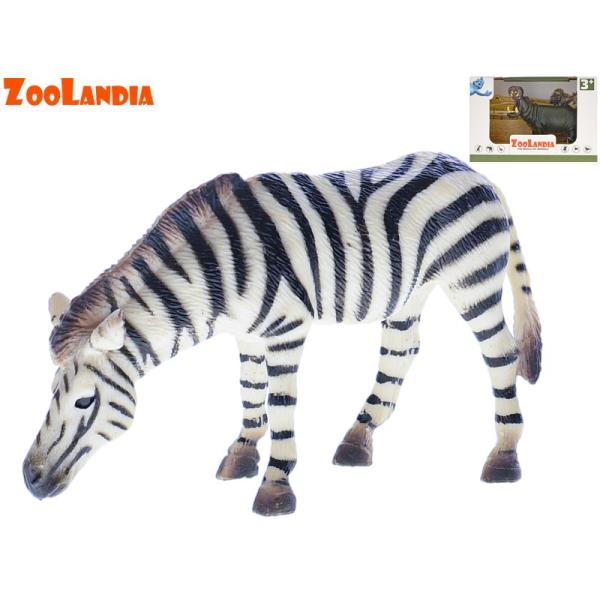 Zoolandia zebra/hroch 9,5-12cm v krabičce asst
