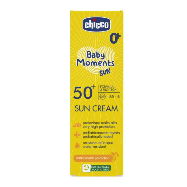 CHICCO Krém dětský na opalování SPF50+ 75ml, 0m+ (obrázek 4)