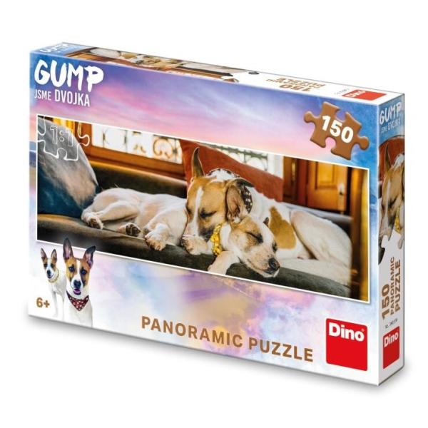 Puzzle Gump na gauči 150 dílků panoramic