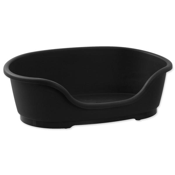 Pelíšek Dog Fantasy plast černý 70x42x22cm