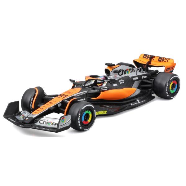 Bburago 1:43 RACE Formula F1 - McLaren F1 Team MCL38 (2024) #81 (Oscar Piastri) - with dri