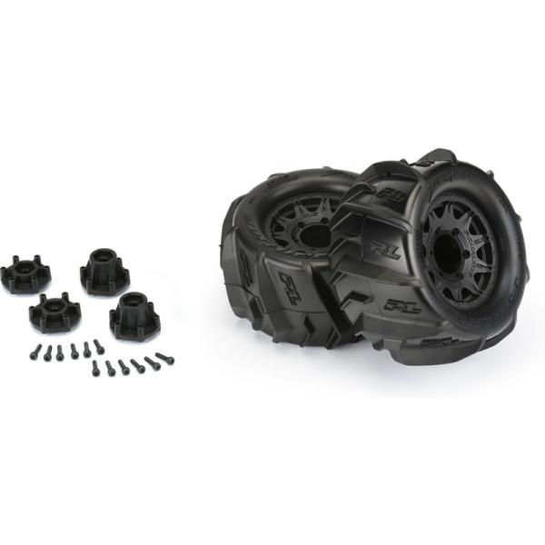 Pro-Line kolo 2.8", pneu Dumont, disk Raid H12 černý (2) (obrázek 3)