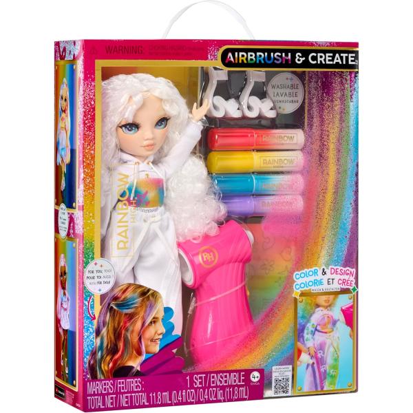 Rainbow High Air Brush panenka - zelené oči (obrázek 5)