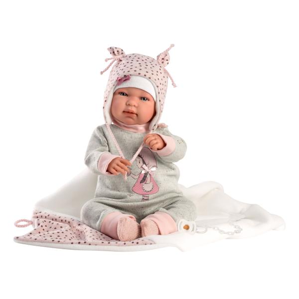 Llorens M844-60 oblečení pro panenku NEW BORN velikost 43-44 cm (obrázek 5)