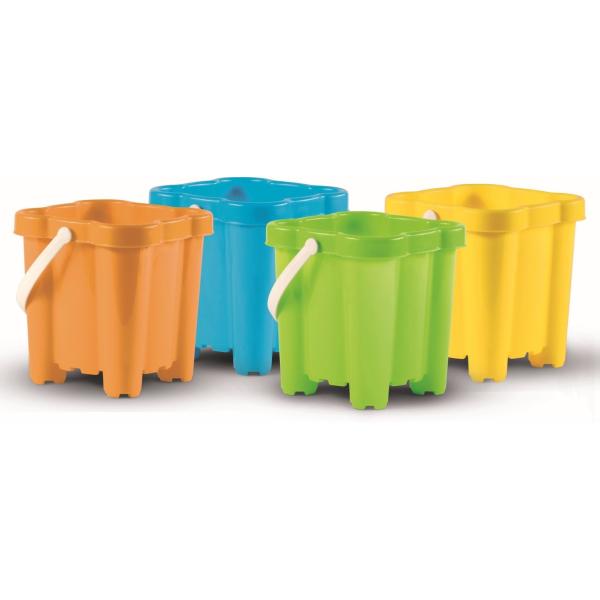 Androni Kyblík hrad 4 věže – výška 16 cm, oranžový