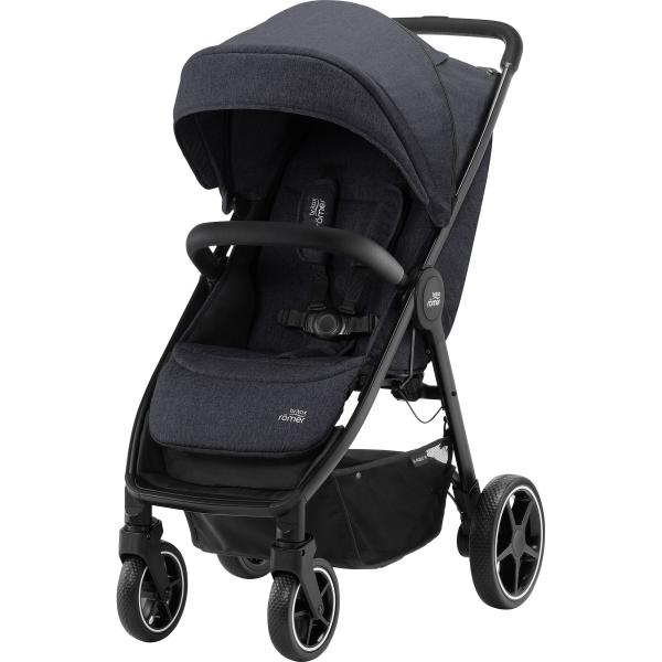 BRITAX RÖMER Kočárek B-Agile R, Black Shadow / Black