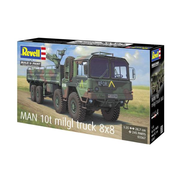 Plastikový ModelKit vojenský 03367 - MAN 10t milgl 8x8 Truck (1:35) (obrázek 11)