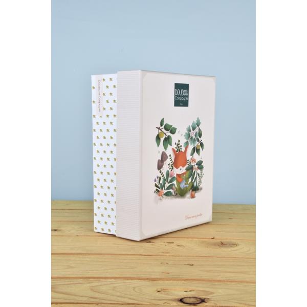 Doudou Dárková sada Plyšový muchláček liška Romarin 27 cm (obrázek 4)