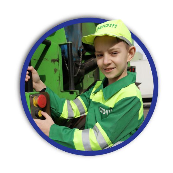 Dětský kostým popelář OZO!!! (M) (obrázek 6)