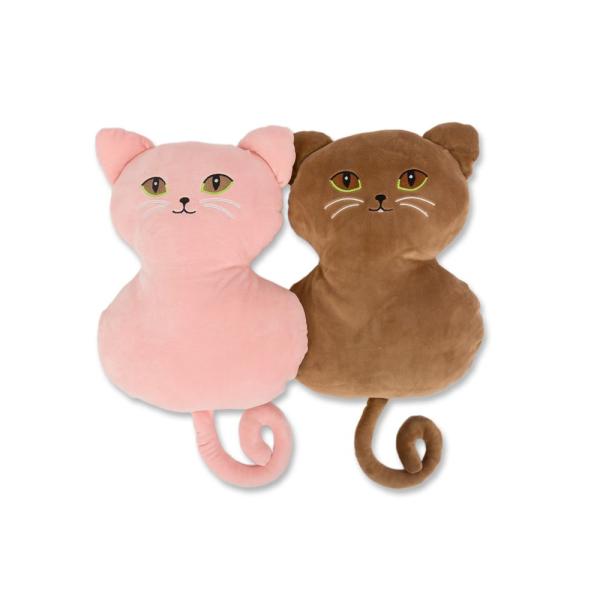 Kočka velké oči růžová 35 cm (obrázek 3)