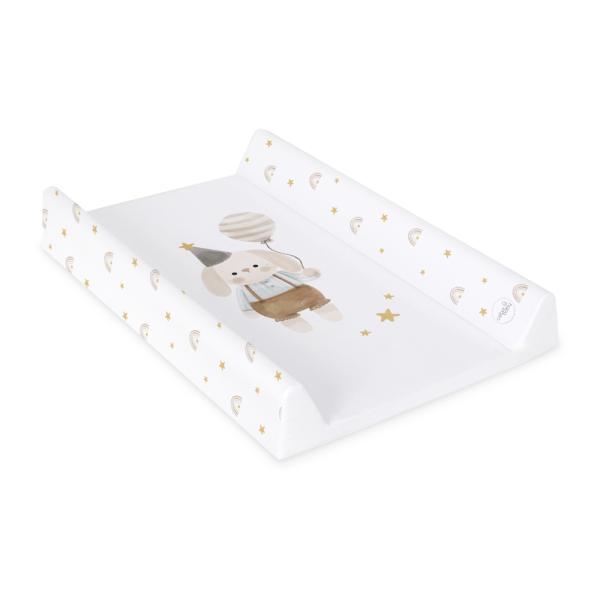 CEBA Podložka přebalovací 2-hranná s pevnou deskou (50x70) Ultra Light Birthday Bunny (obrázek 4)