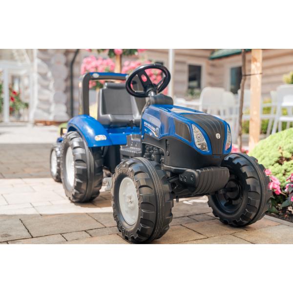 Falk Šliapací traktor 3090B - New Holland T8 s přívěsem (obrázek 4)