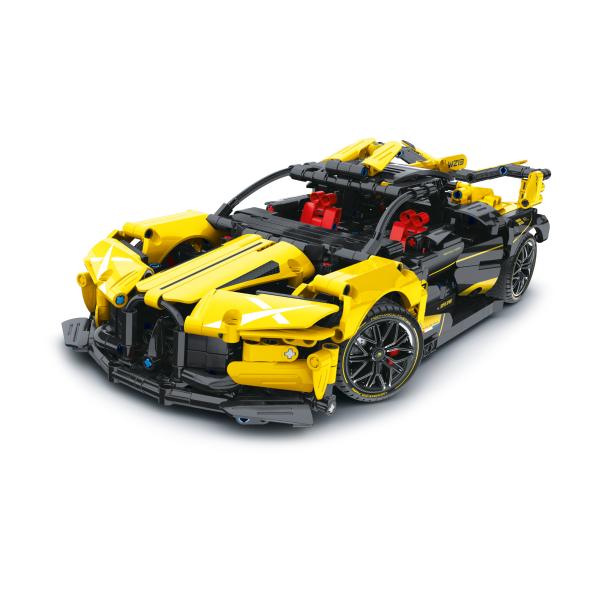 iM.Master Stavebnice auto sportovní žluté 33,6×15,7×10,2 cm