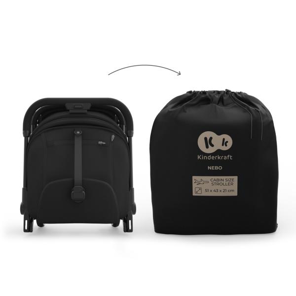 KINDERKRAFT Kočárek sportovní Nebo Midnight Black (obrázek 11)