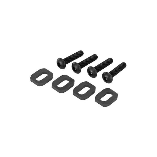 Traxxas rondella per viti motore in alluminio nero (4)