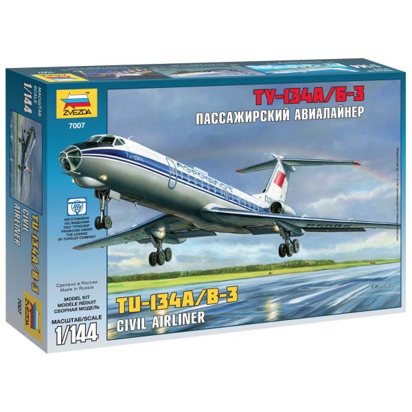 Model Kit letadlo 7007 - Tupolev Tu-134B (1:144)