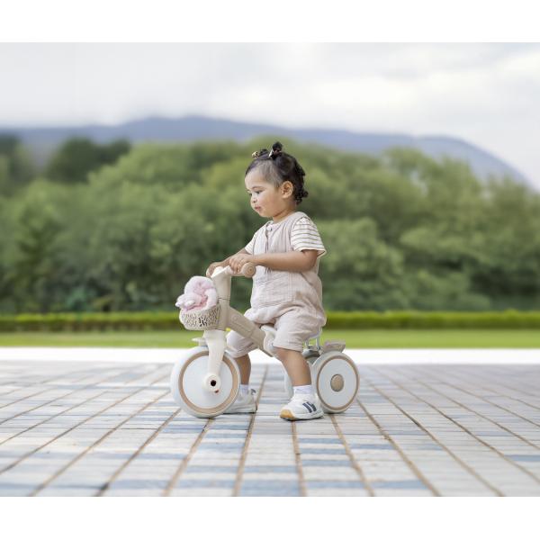 Globber dětské odrážedlo tříkolové - Learning Trike 2in1 PLUS Ecologic Coconut (obrázek 11)