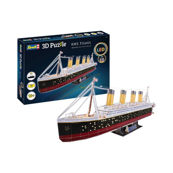 3D Puzzle REVELL 00154 - RMS Titanic (LED Edition) (obrázek 4)