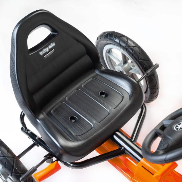 Dětská šlapací motokára Go-kart Baby Mix Buggy oranžová (obrázek 8)