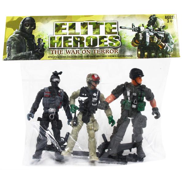 Akční figurky vojáků 3 ks série 5