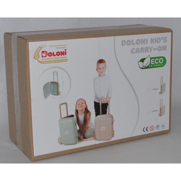 DOLONI ECO line Dětský cestovní kufr béžový
