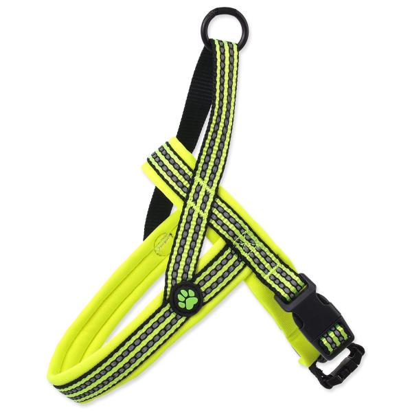 Postroj Active Dog Neopren S limetka 1,5x45-55cm