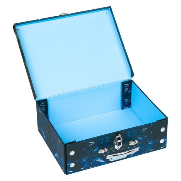 Skládací školní kufr Roboty s kováním