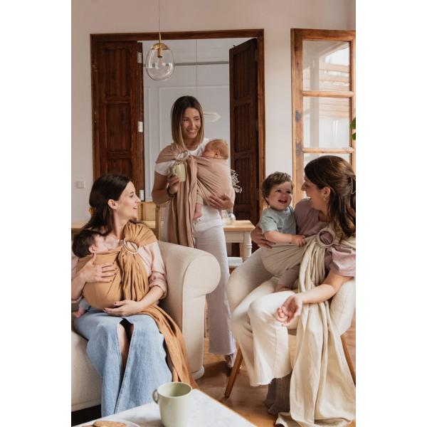 BOBA Nosítko dětí / šátek Ring Wrap – Rye