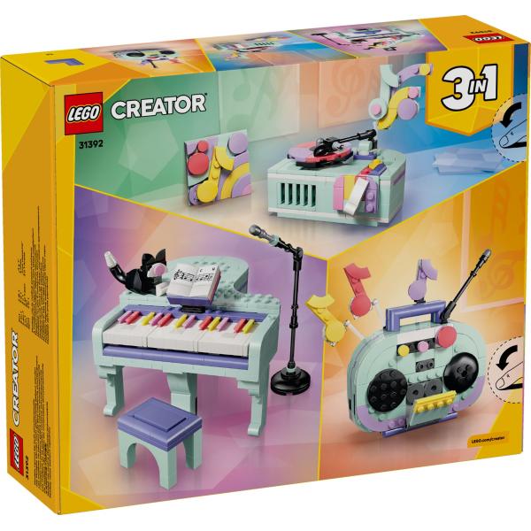 LEGO® Creator 3 v 1 31392 Hudební dekorace: Klavír s kočkou (obrázek 10)