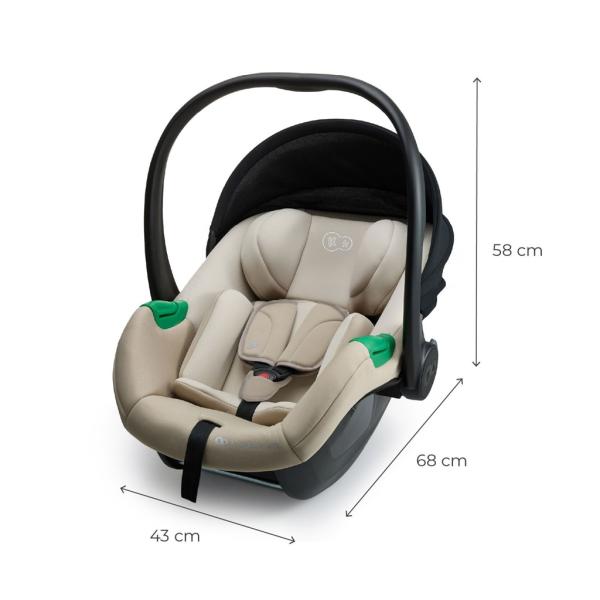 KINDERKRAFT Autosedačka Mink Pro 2 (0-13 kg) Béžová (obrázek 10)