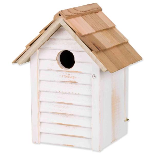 Búdka Trixie hnízdo dřevěná bílá 18x24x15cm/o 3cm