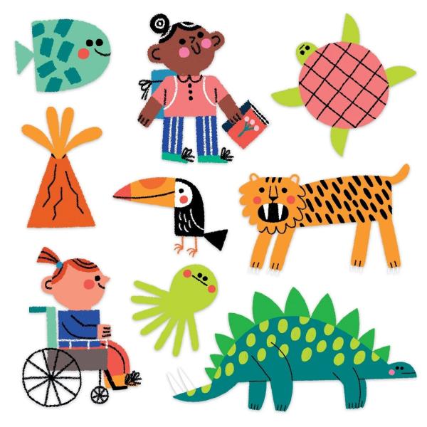 Mudpuppy Puzzle skládej a hledej „Přírodovědné muzeum“ 64 dílů