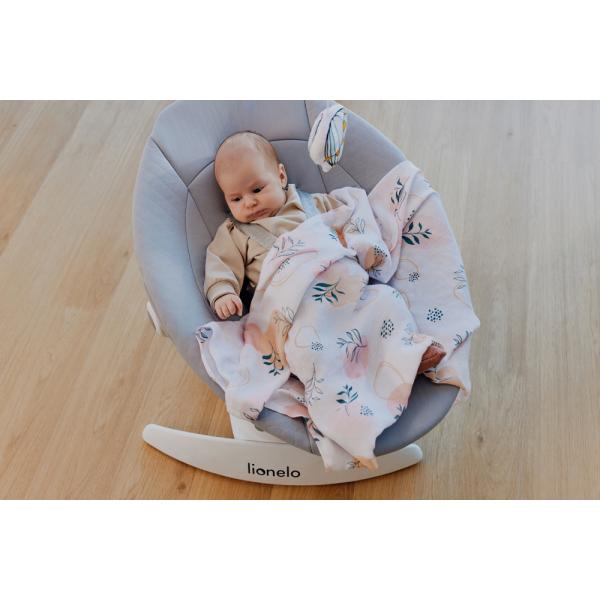 LIONELO Dětské lehátko Iris Beige Sand, 0m+