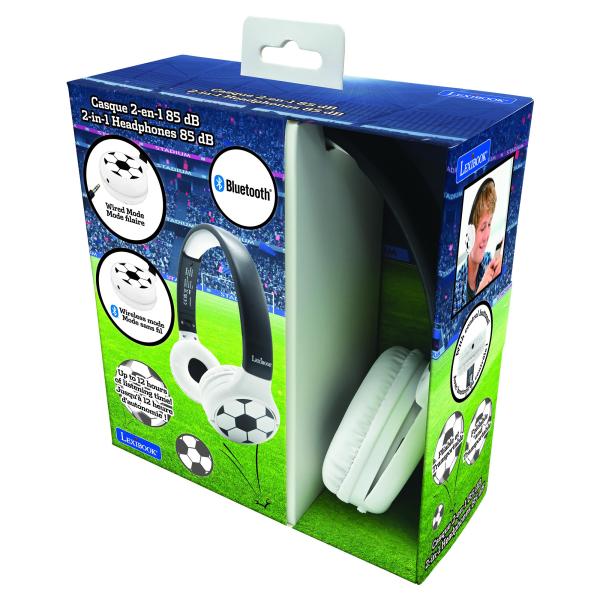 Lexibook Skládací bezdrátová sluchátka Fotbalová edice