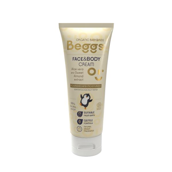 Beggs Dětský hydratační krém na obličej a tělo (75 ml)